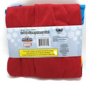 Marvel Pajamas - Boys Spiderman Pajamas 100% Cotton Sz 4T Marvel Pajamas - Boys Spiderman Pajamas 100% Cotton Sz 4T